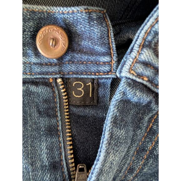 Goldsign Women Jeans, "Jenny" Stretch Denim Ankle Crop Jeans, Sz 31 - Picture 3 of 9